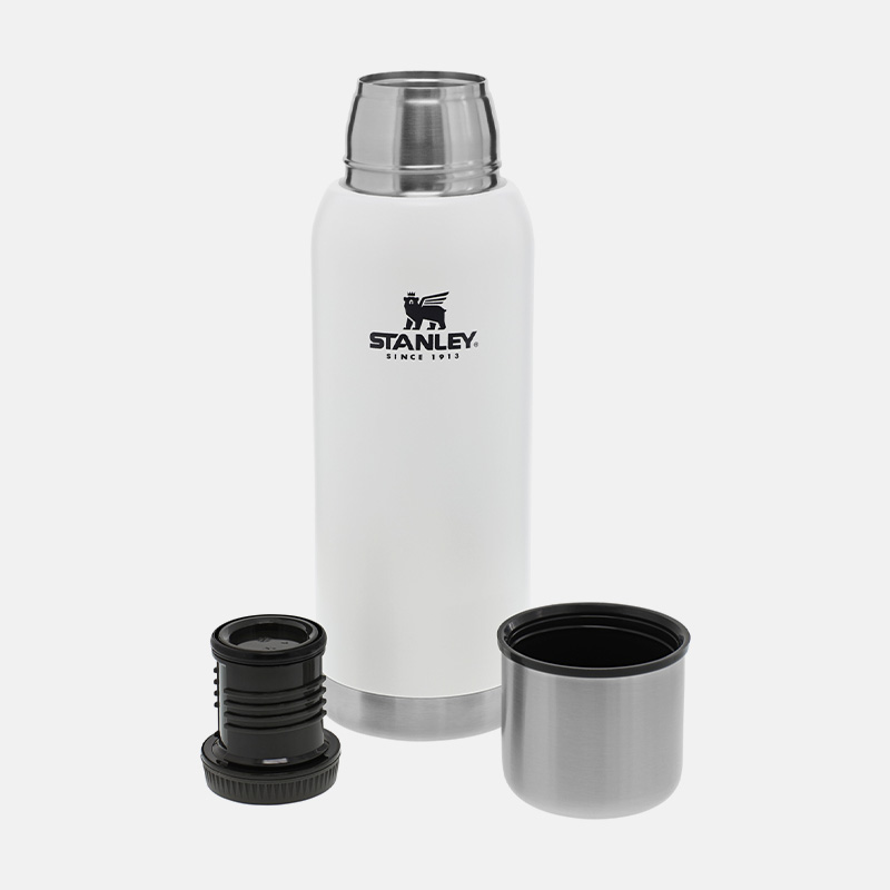 ADVENTURE STAINLESS STEEL VACUUM BOTTLE | 1L תרמוס שתייה image number null